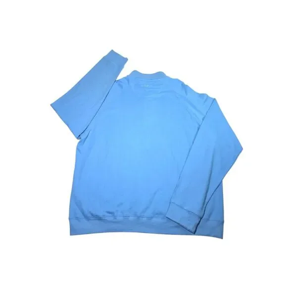 Bobby Jones Performance Clubhouse 1/4 Zip Pullover Men 2XL Newport Blue NWT - Picture 5 of 9